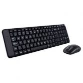 KIT MOUSE E TECLADO LOGITECH MK220 SEM FIO PTO