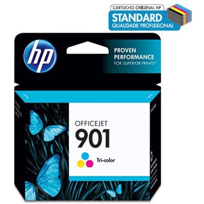 CARTUCHO HP 901 OFFICEJET JATO DE TINTA TRICOLOR 13ML - CC656AB