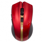 MOUSE C3TECH M-W108RD SEM FIO NANO RECEPTOR VERM 800/1600DPI