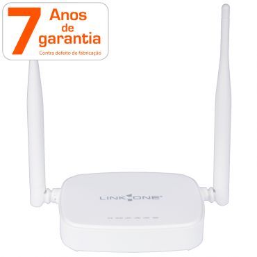 ROTEADOR LINK ONE WIRELESS N 300 MBPS DUAS ANTENAS DE 5 DBI - L1-RW332