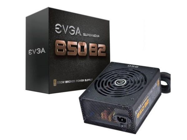 FONTE 80PLUS BRONZE EVGA 110-B2-0850-V1 SUPERNOVA 850W SEMI MODULAR PFC ATIVO BIVOLT AUTOMATICO S/CA