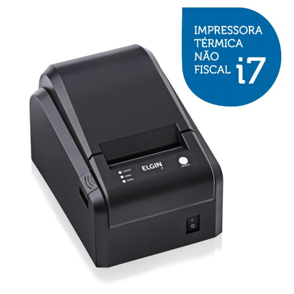 IMPRESSORA NAO FISCAL ELGIN I7 USB C/SERRILHA PRETA