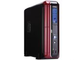 GABINETE DESKTOP MICRO ATX SENTEY SS1-2422 SLIM COM FONTE BCP450 DISPLAY DE LCD PRETO/VERMELHO