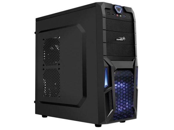 GABINETE DESKTOP GAMER SENTEY GS-6008 STEALTH STYLISH PRETO