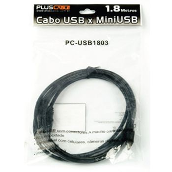 CABO PLUSCABLE USB X MINI USB 5PIN 1.8M PTO