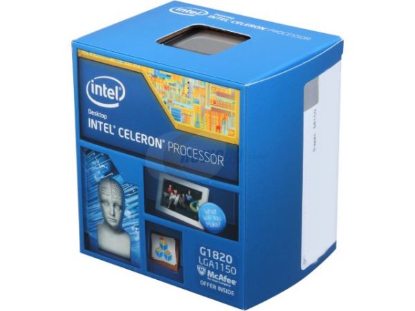 PROCESSADOR INTEL G1820 CELERON (1150) 2.70 GHZ BOX - BX80646G1820 - 4ª GER