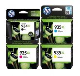 KIT CARTUCHO HP 934XL PRETO + 935XL CIANO, MAGENTA E AMARELO