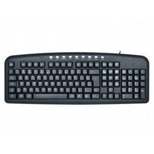 TECLADO MULTIMIDIA COLETEK KB2200-2 USB PRETO