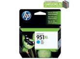 CARTUCHO HP 951XL CIANO 17ML - CN046AL