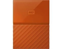 HDD EXTERNO PORTATIL WD MY PASSPORT LARANJA 1 TB - WDBYNN0010BOR-WESN