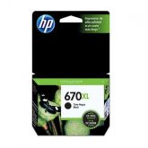 CARTUCHO HP 670XL PRETO CZ117AB - 14ml