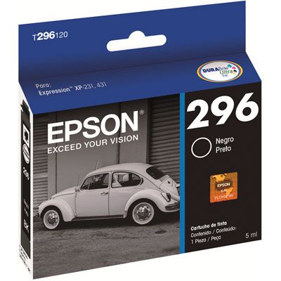 CARTUCHO EPSON 296 PRETO - T296120BR