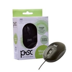 MOUSE PISC OPTICO PRETO 1807 USB