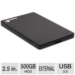 HD Seagate Externo USB 500.0 GB Slim USB 3.0 STCD500102 Preto