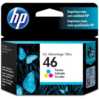 CARTUCHO HP 46 JATO DE TINTA TRICOLOR 16ML - CZ638AL