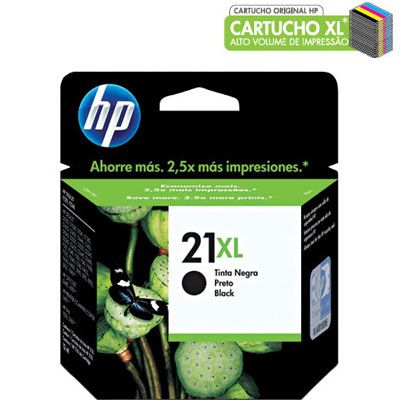 CARTUCHO HP 21XL PRETO C9351CL - 16ML