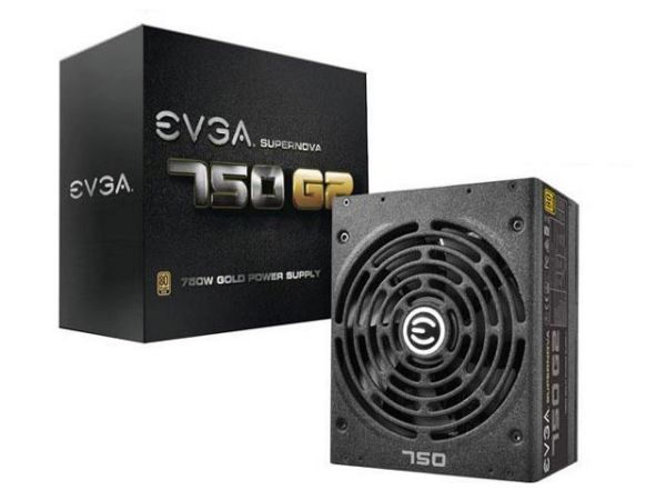 FONTE 80PLUS GOLD EVGA 220-G2-0750-XR SUPERNOVA 750W FULL MODULAR PFC ATIVO BIVOLT AUTOMATICO S/CABO