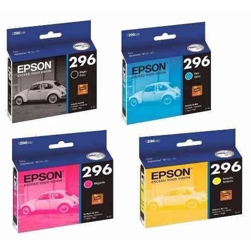 KIT CARTUCHO EPSON 196 PRETO + COLORIDOS