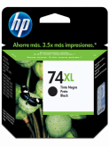 CARTUCHO HP 74XL JATO DE TINTA PRETO 20ML - CB336WB